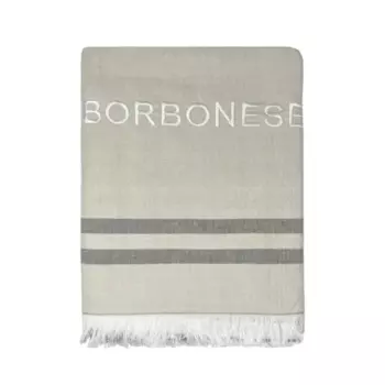 Полотенце Borbonese Taormina Beach In Embroidered Microsponge, бежевый