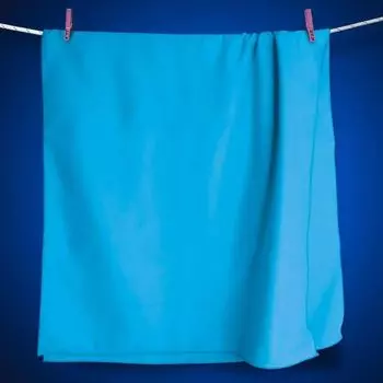 Полотенце быстросохнущее двустороннее Dr.Bacty 43Х90 - синее, синий