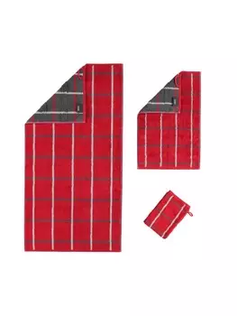 Полотенце Caw, красный