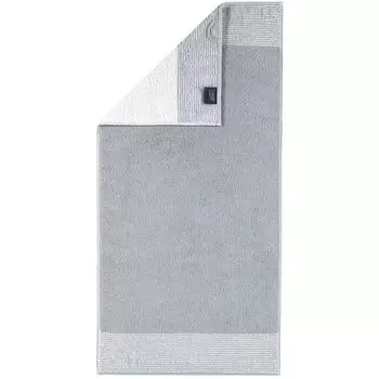 Полотенце Caw Two-Tone 590 с рисунком цвет платина размер 50х100 см, серебро