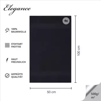 Полотенце CLASS HOME COLLECTION, черный