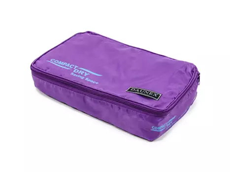 Полотенце Daunex Compact Dry Microfiber 100180, фиолетовый