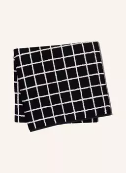 Полотенце для душа Cawoe, 80x150 см, черный/белый