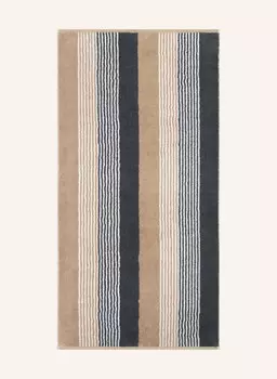Полотенце для душа Cawoe COAST REPEAT, 70x140 см, цвет dunkelgrau/creme/hellbraun
