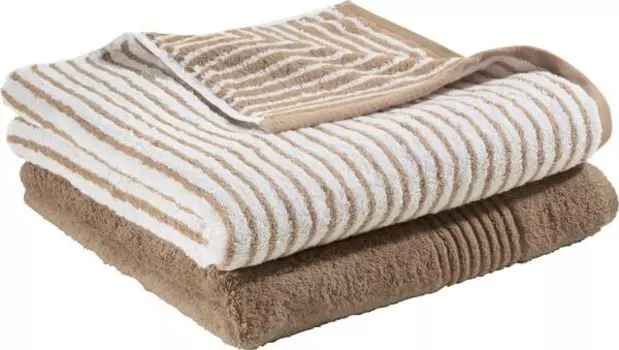 Полотенце для душа Erwin Mller 2er-Pack 138326, 70x1x140 см цвет cappuccino