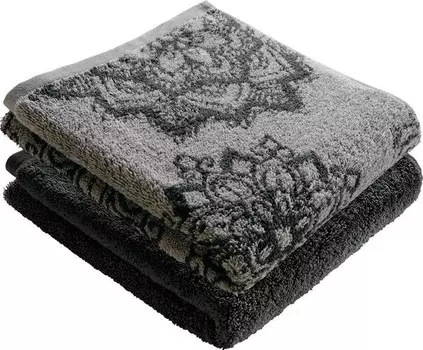 Полотенце для душа Erwin Mller 2er-Pack 206099, 70x1x140 см, антрацитовый