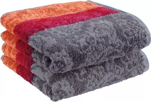 Полотенце для душа Erwin Mller 2er-Pack 161431, 70x1x140 см, оранжевый