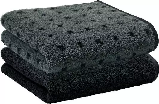 Полотенце для душа Erwin Mller 2er-Pack 208074, 70x1x140 см, темно-серый