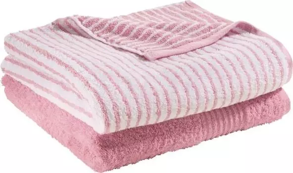 Полотенце для душа Erwin Mller 2er-Pack 138326, 70x1x140 см, старый розовый