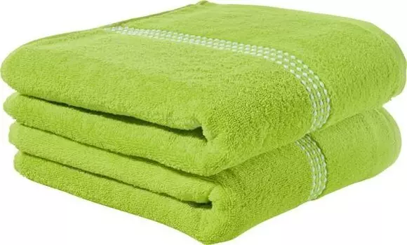 Полотенце для душа Erwin Mller 2er-Pack 164498, 70x1x140 см, зеленый