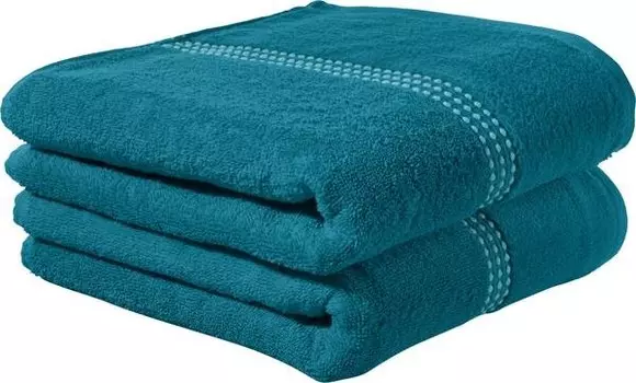 Полотенце для душа Erwin Mller 2er-Pack 164498, 70x1x140 см цвет petrol