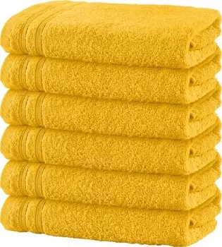 Полотенце для душа Erwin Mller 6er-Pack 162963, 70x1x140 см, желтый