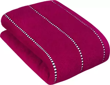 Полотенце для душа Esprit "Box Stripes", (1 шт.), высокая впитываемость 67х140 см (1 шт.), цвет raspberry