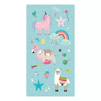 Полотенце для душа Good morning Moody, 75x150x1 см цвет aqua