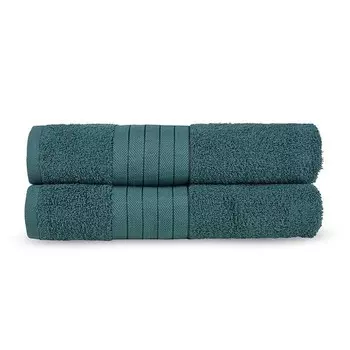 Полотенце для душа Good morningset Tarris 2-teilig, 70x2x140 см, темно-зеленый