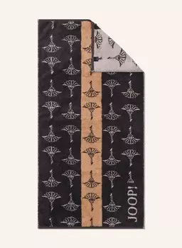 Полотенце для душа Joop JOOP! DEVIDED, 80x150 см, темно-серый/кремовый