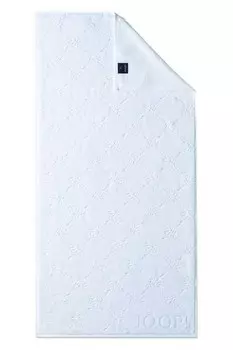 Полотенце для душа Joop! Uni-Cornflower 1er Pack, 150x10x80 см, белый