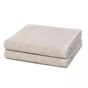 Полотенце для душа lifestyle набор из 2 шт Cawoe, бежевый