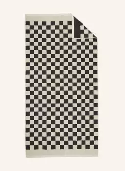 Полотенце для душа Marc O'Polo CHECKER, 70x140 см, темно-серый/кремовый