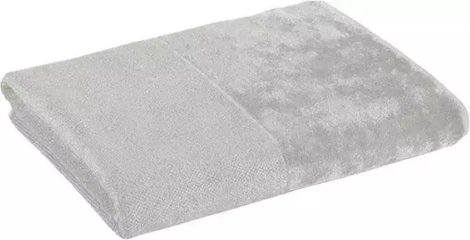 Полотенце для душа Mve "Полотенце для душа MVE Bamboo Luxe", (1 шт.), с шелковистой блестящей каймой 80х150 см (1 шт.), цвет silbergrau