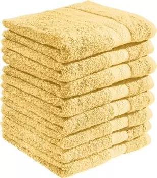 Полотенце для душа REDBEST 8er-Pack 166399, 70x1x140 см цвет hellgelb