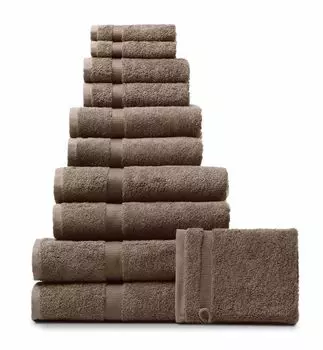 Полотенце для душа Rhomtuft PRINCESS 70 x 130 см цвет: серо-коричневый