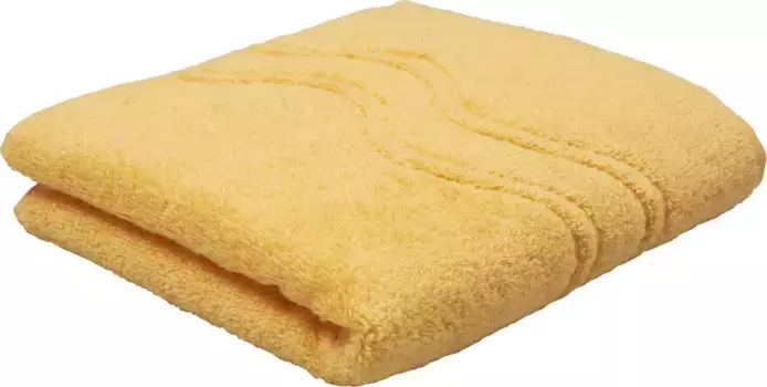 Полотенце для душа ROSS "Ощущение кашемира", (1 шт.), с волнистой каймой 75х140 см (1 шт.), цвет ginster