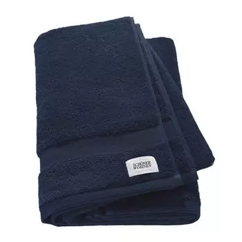 Полотенце для душа Seahorse Pure - 70 x 140 см - джинсовая ткань Schner Wohnen Kollektion, синий