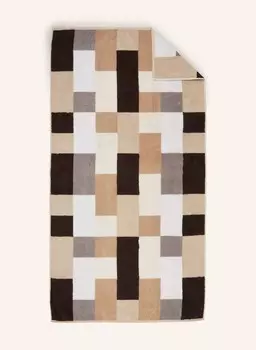 Полотенце для душа shades Caw, бежевый/черный/кремовый