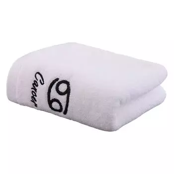 Полотенце для душа утолщенное, безворсовое, с вышивкой букв, хорошо впитывающее, мягкое хлопковое полотенце для лица, аксессуары для туалета, синий Лео Stuttg, мультиколор