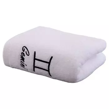 Полотенце для душа утолщенное, безворсовое, с вышивкой букв, хорошо впитывающее, мягкое хлопковое полотенце для лица, аксессуары для туалета, синий скорпион Stuttg, мультиколор