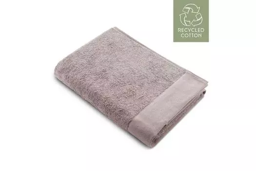 Полотенце для душа Walra Remade Cotton Powder розовое - 70x140 см, черный