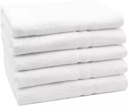 Полотенце для душа Zollner 00000134 5 шт, 70x1x140 см, белый