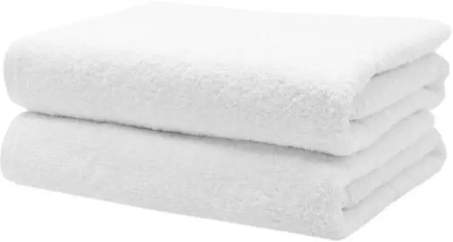 Полотенце для душа Zollner 00000287 2 шт, 70x1x140 см, белый