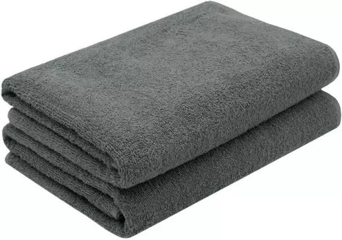 Полотенце для душа Zollner 00000320 2 шт, 70x1x140 см, антрацитовый