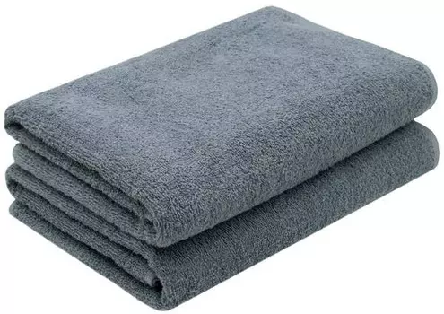 Полотенце для душа Zollner 00000320 2 шт, 70x1x140 см, серый