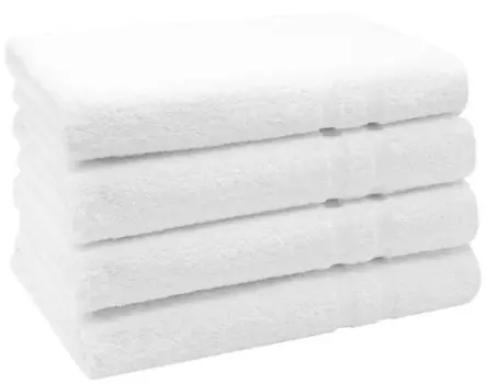 Полотенце для душа Zollner 00000353 4 шт, 70x1x140 см, белый