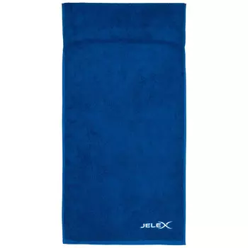 Полотенце для фитнеса JELEX "100FIT" с карманом на молнии королевского синего цвета