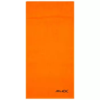Полотенце для фитнеса JELEX "100FIT" с карманом на молнии оранжевое