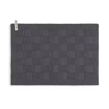 Полотенце для гостей Knit Factory Ivy - антрацит - 40x30 см, темно-серый