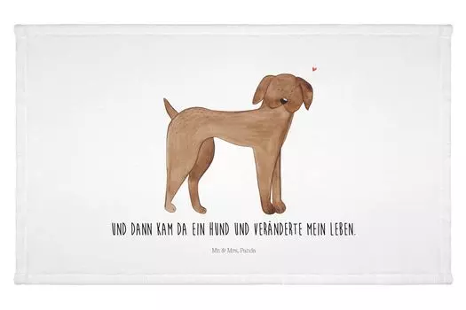 Полотенце для гостей Mr. & Mrs. Panda Dog Great Dane - Белый - Подарок, милое, гостевое полотенце, дорожное полотенце, мотив собаки, порода собаки, собаки, немецкий дог, домашнее животное, четвероногий друг