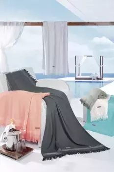 Полотенце для хаммама ROSS "Хамам 8077", (1 шт.) 90х180 см (1 шт.), цвет Flanell