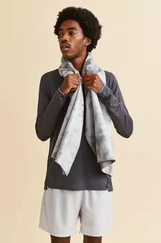 Полотенце для купания из микрофибры H&amp;M, темно-серый/тай-дай