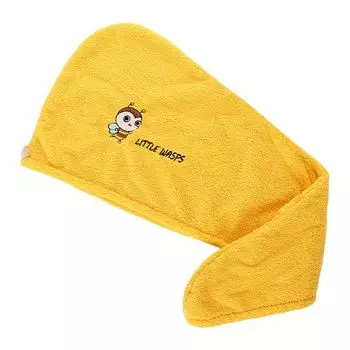 Полотенце для покачивания волос, мягкий удобный супервпитывающий фен из кораллового флиса для дома, фиолетовый Stuttg, желтый