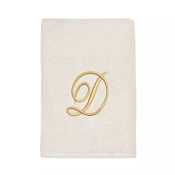 Полотенце для рук Avanti Premier цвета слоновой кости/золота с монограммой