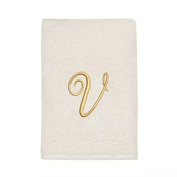 Полотенце для рук Avanti Premier цвета слоновой кости/золота с монограммой
