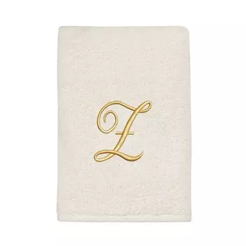 Полотенце для рук Avanti Premier цвета слоновой кости/золота с монограммой