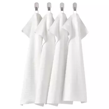 Полотенце для рук, белое, 40х70 см, 4 шт. VGSJN IKEA