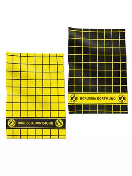 Полотенце для рук BVB Merchandising GmbH (2er Set), цвет schwarzgelb
