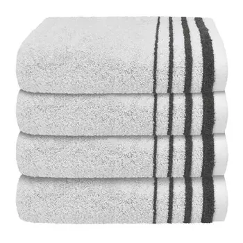 Полотенце для рук Chiemsee Set Miami 4-teilig, 50x1x100 см цвет wei und anthrazit